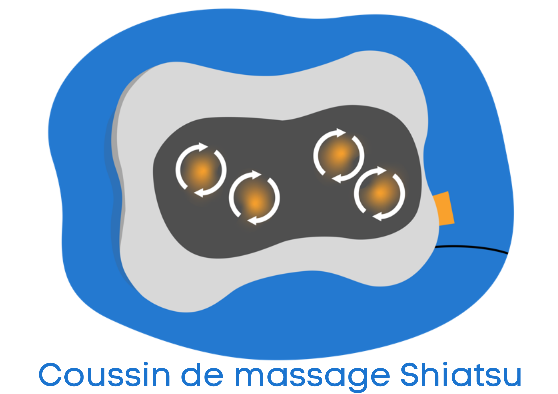coussin de massage shiatsu